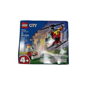 Kids 53 Piece Lego City Helicopter 60318